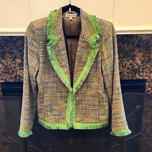 KETCH Tweed Fringe Jacket